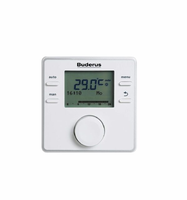 Buderus-thermostatttt.jpg Buderus Θερμοστάτης Logamatic RC 210 RF Ασύρματος - Image 1