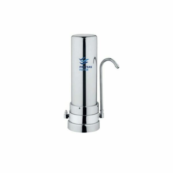 Proteas Filter Μονή Συσκευή Φίλτρανσης Άνω Πάγκου Μεταλλική - Image 1