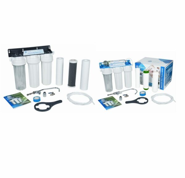 FiltraUnder.jpg Aquafilter Διπλή Συσκευή Φίλτρου Κάτω Πάγκου - Image 1