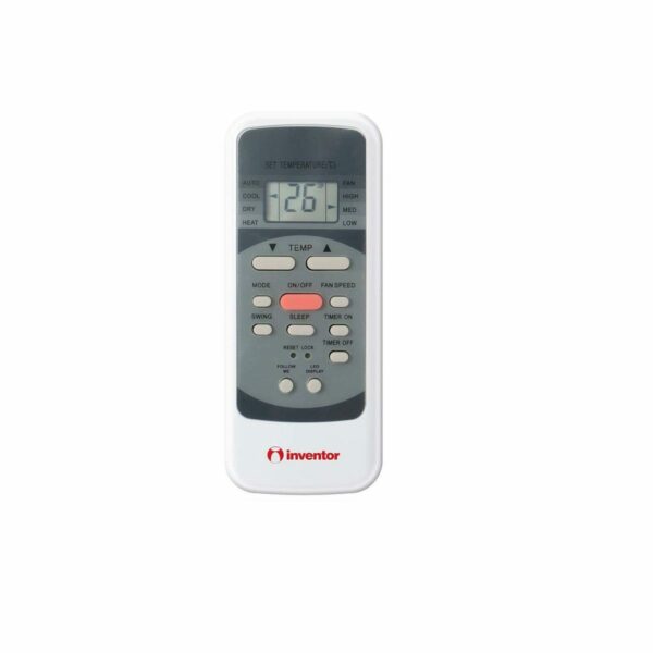 MAGIC-M3-GHP290-12-remote.jpg Inventor Φορητό Κλιματιστικό MAGIC 12.000 BTU/h - Image 3