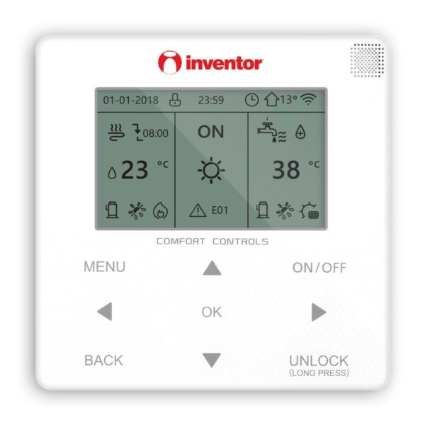 WIRED-CONTROLLER_HEAT-PUMPS-1_0.jpg Inventor matrix ATS14T/HU160T9 Split Τριφασική - Image 2