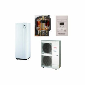 Fujitsu High Power 11 Split Τριφασική με ΖΝΧ (DHW)