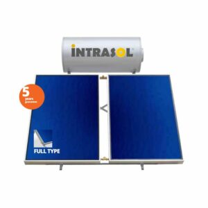 Intrasol ALPHA Glass GLC 200Lt/3m² Κεντρικής Παροχής με Επιλεκτικούς Συλλέκτες