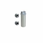 Proteas Filter Μονή Φιλτροθήκη Μεταλλική με Μεταλλική Κεφαλή 10" Κεντρικής Παροχής