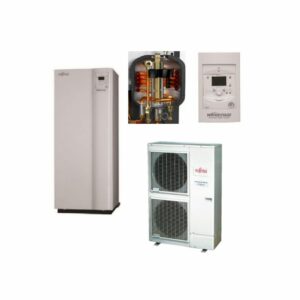 Fujitsu Super High Power 17 Split Τριφασική με ΖΝΧ (DHW)