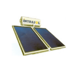 Intrasol  EIN 300Lt/4,10m² Inox με κάθετους συλλέκτες
