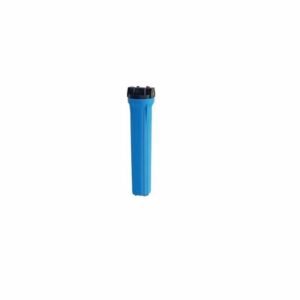 Proteas Filter Μονή Φιλτροθήκη 2Μ Μπλε Πλαστική Slim 20" Κεντρικής Παροχής με Ορειχάλκινο Σπείρωμα
