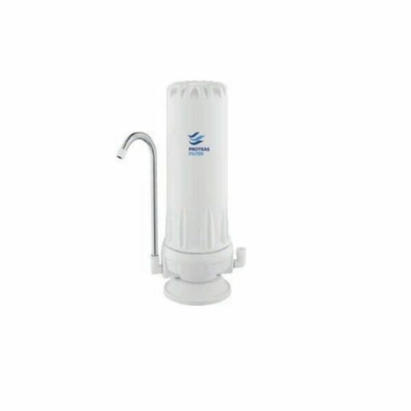 Proteas Filter Μονή Συσκευή Φίλτρανσης Άνω Πάγκου Λευκή - Image 1