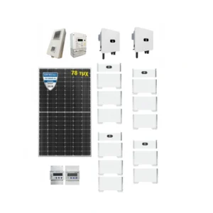 Project Huawei 50kW με Panel Luxor N-Type 700W, Inverter Huawei 50kW Τριφασικός, Μπαταρίες 50kWh και Τριφασικό Μετρητή Hexing