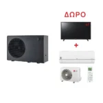 LG Monoblock Μονοφασική HM141MRS.UB40 - 14kW