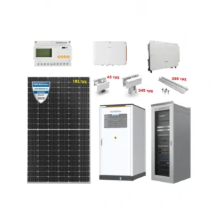 Ολοκληρωμένο Φωτοβολταϊκό Σύστημα με Panel Luxor 700TC N-Type, Inverter Sungrow 125kW Τριφασικό και Μπαταρία AC Coupled 225kWh (Cabinet)