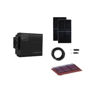 Axinar Πακέτο με 2 Πανελ Risen 585Wp, Βάση Κεραμοσκεπής, SolBox, DC Καλώδιο και 2 Σέτ Βύσματα MC4
