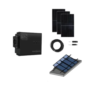 Axinar Πακέτο με 3 Πανελ Risen 585Wp, Βάση Ταράτσας, SolBox, DC Καλώδιο και 2 Σέτ Βύσματα MC4