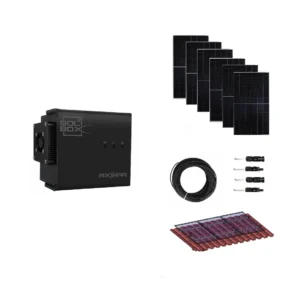 Axinar Πακέτο με 6 Πανελ Risen 585Wp, Βάση Κεραμοσκεπής, SolBox, DC Καλώδιο και 4 Σέτ Βύσματα MC4