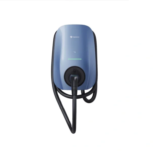 Solplanet Φορτιστής Ηλεκτρικού Αυτοκινήτου Μονοφασικός SOL7.4H-WP Μπλε με Καλώδιο (EV Charger) - Image 1